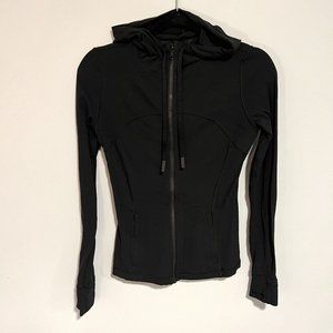 Black Lululemon Define Hooded Jacket Size 4